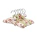NEOVIVA Closet Hangers for Baby Clothes, Soft Sponge Padded Baby Clothing Hangers Set of 5, Floral Quartz Pink