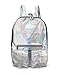 Silver Women Hologram Backpacks Reflective Mirror Surface Backpack Girls School Bookbag