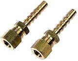 Dorman 800-036 Fuel Line Adapter for 5/16 In. Steel to 5/16 In. Nylon Tubing, Pack of 2