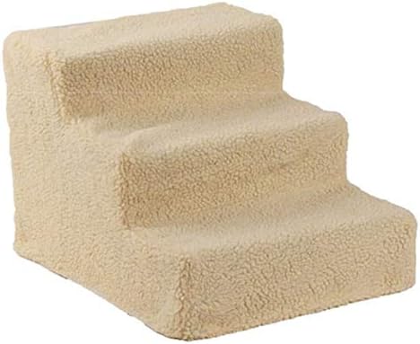 Justdodo Pet Ladder Pet Stairs Cat Dog Ladder Pet Bed Stairs Dog Steps Indoor Staircase Pet Steps Foldable Stair Steps Three Floors