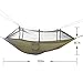 Hoohome Outdoor Camping Hammock Portable Nest with Mosquito Net-Premium Quality Lightweight & Durable 210T Nylon and Parachute Fabric Perfect for Bug Free Hiking, Camping,Backpacking & Travel etc.