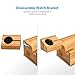 AMIR Bamboo Charging Station, Multi Device Charging Station with Three USB Port, Wood Organizer Dock for iPhone X / 8 / 7 / 6 / 5s & 38mm / 42mm Apple Watch Charger, Cradle for Most Smartphones