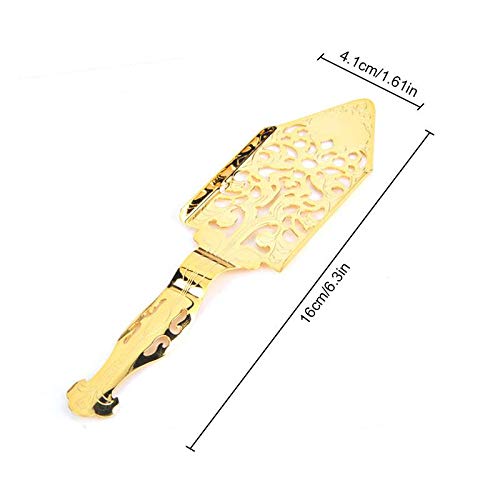 AUOKER Absinthe Spoon, Stainless Steel Absinthe Spoon, Stainless Steel Corrosion Resistance, Ergonomic Design, Professional Grade Absinthe Fountain Accessory Absinthe Dripper -Gold