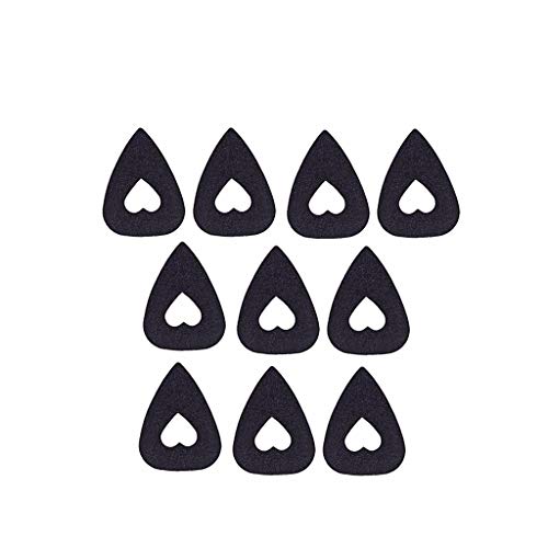 Aobiny Guitar Picks Compatible for Soprano Alto Tenor Saxophone Clarinet, New Sax Mouthpiece Cap fits Strap Ligature for Saxophone Clarinet (Black)