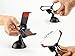 Cellet PHT850WT Dashboard/Windshield Car Clip Mount Holder with Sticky Pad for Samsung Galaxy S8 S8 Plus S6 S5, Note 8/ Apple iPhone X 8/8 Plus and other Phones and GPS up to 3.8 Inches Wide