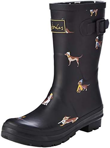 women's rain boots with dogs on them