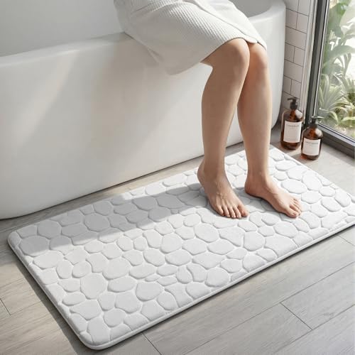 YIHOUSE Memory Foam Runner Rug Cobblestone