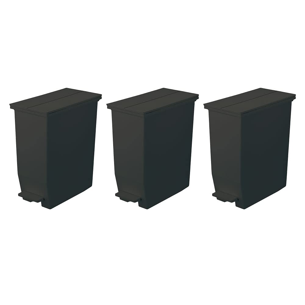 リス フタ付きゴミ箱ソロウペダルオープンツイン35L ブラックの商品画像