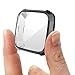 Haojavo Compatible with Fitbit Versa Lite Edition Screen Protector, Soft Plated TPU Full Cover Scratch-Proof Protective Bumper Shell Case for Fitbit Versa Lite Smartwatch Accessories