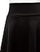DRESSIS Women's Basic High Waist Pleated Knee Length Midi Skater Skirt