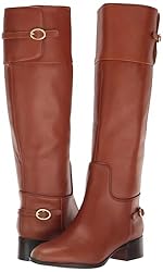 Franco Sarto Womens Jazrin Tall Riding Boots Cognac