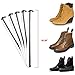 Yamesu Metal Shoe Horn Long Handle 16 inch Extra Long Handled Stainless Steel Shoehorn with Comfort Grip for Seniors, Boots, Kids, Elderly, Pregnant