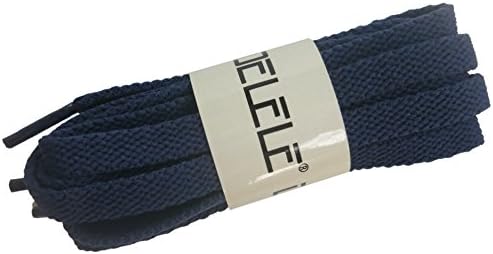 2 Pair Flat Shoe laces 5/16" Wide Shoelaces for Athletic Running Sneakers Shoes Boot Strings
