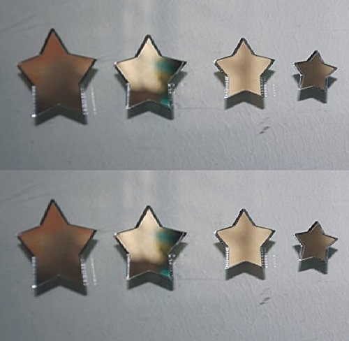 Small Stars Mirror Sticker,DIY Craft& Scrapbooking Accessory Mirror Sticker,Acrylic Stars Mirror Pieces Decal&Murals,50PCS/lot