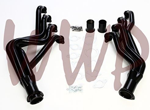 Black Coated 1-3/4" Long Tube Full Length Performance Exhaust Header 70-72 Camaro, 64-74 Chevelle, 64-74 El Camino, 71-74 Wagon & 71-74 Full Size Passenger