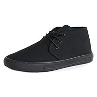 Townforst Cheryl Slip Resistant Black Sunbrella Mid Top Water Resistant Non Slip Waitress Shoes (7)