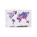 InterestPrint Abstract Art Splatter Painting Home Decor, Watercolor World Map Tapestry Wall Hanging Art Sets 60 X 40 Inches