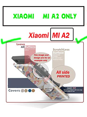 Think Tech Polycarbonate Back Cover for Mi A2 - pink