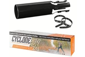 2X Leaf Blower Air Booster - Booster Blower Turbo Extension, Turbo Booster Leaf Blower Air up Booster Nozzle Extension - Airf