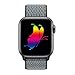 HILIMNY Yunsea Sport Loop Watch Band 42mm, Soft Nylon Strap, with Hook and Loop Fastener, Band Compatible with for iwatch Series 4, Series 3, Series 2, Series 1 (42mm, Stormy Gray)