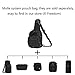 X-Freedom Military Tactical Sling Daypack Chest Travel Shoulder Bag for Hunting, Camping,Black