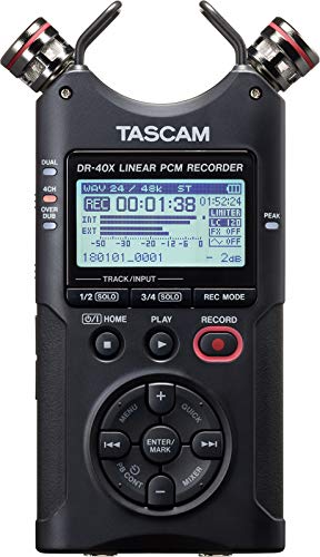 1 Tascam+DR+40X+Four+Track+Recorder+Interface