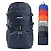 AINZIN 35L Lightweight Packable Durable Water Resistant Travel Hiking Foldable Backpack - Daypack Handy Foldable Camping Outdoor Cycling Backpack Small Deep Navy