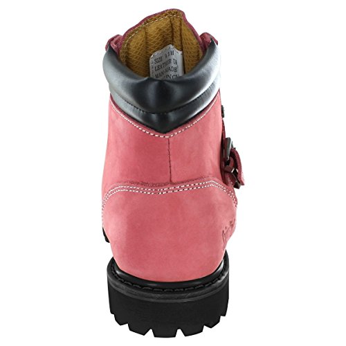 Safety Girl GS007-Pink-8.5M Safety Girl Fusion Work Boot - Pink Steel Toe 8.5M, English, Capacity, Volume, Leather, 8.5M, Pink () - Thumbnail 3