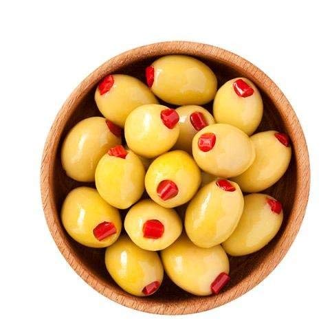 MarmarabirlikGreen Olives 400 gr (Stuffed With Red Pepper)