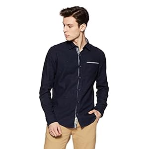 Alcott Men’s Solid Slim Fit Casual Shirt