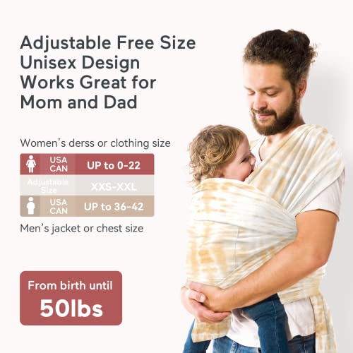 Momcozy Baby Wrap Carrier Slings, Infant Carrier Slings for Newborn up