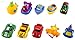 WolVol Pack of 10 Kids Bath Toys Floating Bathtub Toy Cars Train Boat Aircraft Vehicles