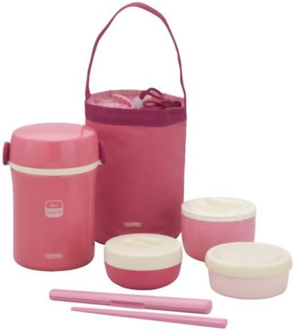 pink lunch containers