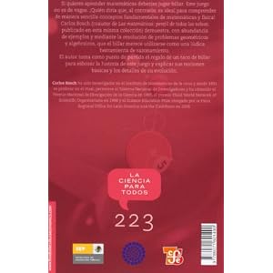 El billar no es de vagos. Ciencia, juegos y diversión (La Ciencia para Todos / Science for All) (Spanish Edition)