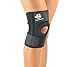 Knee Brace Support Sleeve(Black) by NG Sports,Adjustable Strap Fits all SM-XXXL, Arthritis, ACL, MCL Strain, Meniscus, Tendonitis, Side Stabilizer, Open Patella Protector Wrap, Basketball, Volleyball