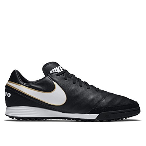 Nike Tiempo Mystic V Turf Shoes [BLACK/WHITE]