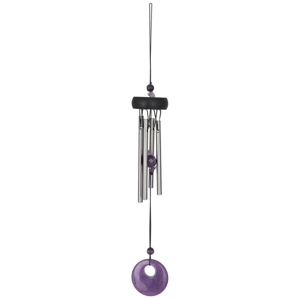Woodstock Precious Stones Collection Windchime, Amethyst