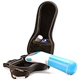 DSall Hard Travel case bag for Amopé Pedi Perfect Foot File - Electronic PedicureTool+Replacement heads pocket+loose accessories pocket+Adjustable handle,2 side Zipper Pullers+Carabiner