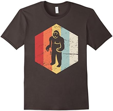 Mens Vintage Retro Bigfoot / Sasquatch / Yeti T-shirt XL Asphalt