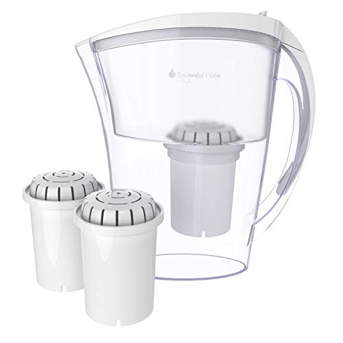 Caraffa Filtrante Per Acqua Alcalina PH Refresh Da 2,5 L, Filtro A Lunga Durata Fino A 360 Litri, Senza BPA