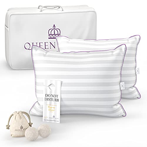 Luxury Hotel Pillows for Sleeping (Set of 2), Side Sleeper Pillow for