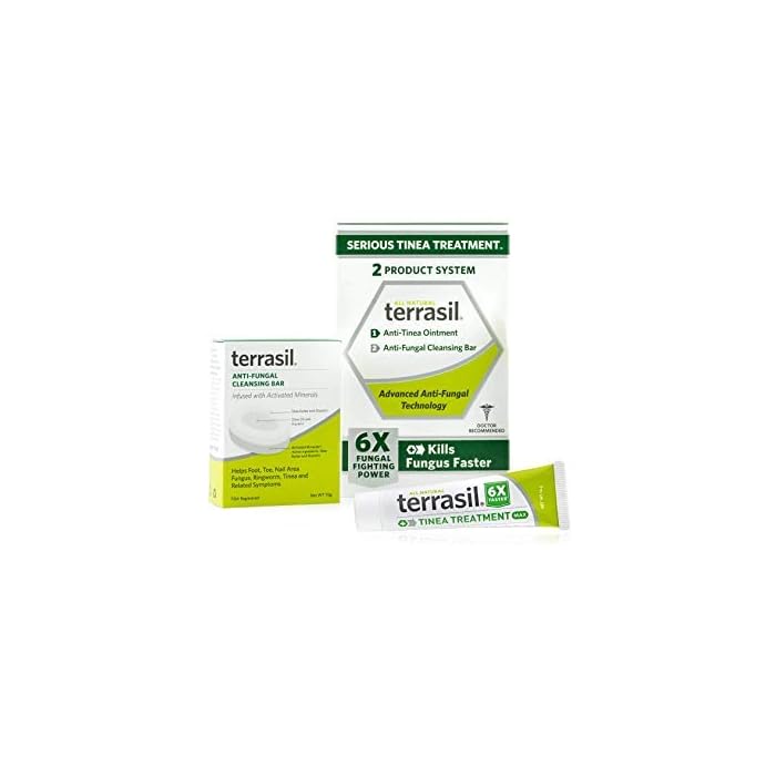 Terrasil Tinea Versicolor Treatment Max (50g Tube & Tinea soap bar)