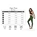 DIBAOLONG Womens High Waist Yoga Pants Cutout Ripped Tummy Control Workout Running Yoga Skinny Leggings Olive XLthumb 3