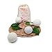 Reusable Wool Dryer Balls - 6 Pack - All Natural Hypoallergenic Fabric Softener For Sensitive Skin - Shortens Drying Time - By Housoft