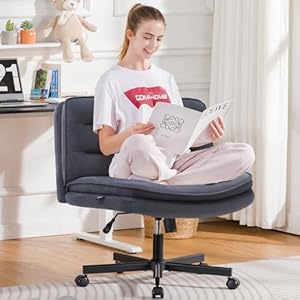COMHOMA デスクチェア あぐら ソファチェア オフィスチェア Beige 疲れない椅子 CH320-GRAY