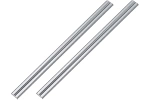 FHONK 3-1/4inch Carbide Hand Planer Replacement Blades, for Woodturning Replacement Cutter Knives, for Craftsman, Bosch, Milwaukee, Makita, DeWalt, Ryobi 3-1/4 Planer, 2-Pcs (82x5.5x1.1)