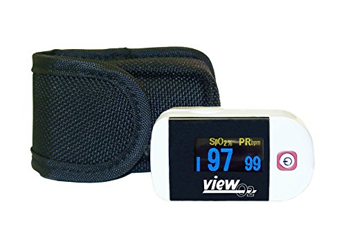 View O2 Pulse Oximeter - for fingertip with Shock Guard, Neck Lanyard, Carry case and Batteries View O2 Pulse Oximeter - for fingertip with Shock Guard, Neck Lanyard, Carry case and Batteries