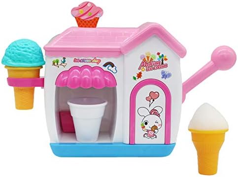 yoptote Bathtub Toys Foam Maker Bath Time Ice Cream Cake Pretend Play Fun Gift for Toddlers Kids Girls 2 3 4 5 Year Old