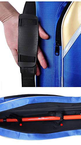 HYXL888 Angeltasche, 1.25m Hartschalen-Leinwand Verschleißfest Großvolumige Angelausrüstung Tasche, humanisierten… – Bild 3