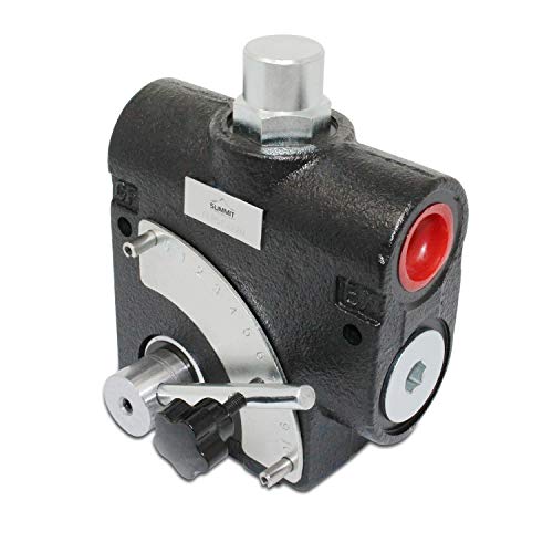 Hydraulic Adjustable Variable Flow Control Valve w/Relief, 0-16 GPM, 1/2" NPT